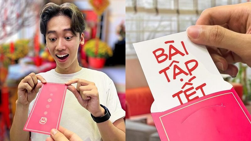 Meme bài tập Tết